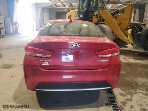 2017 Kia Optima Hybrid EX with VIN KNAGU4LE9H5012886, listed as a Copart auction lot 48868015 with 53,403 mi miles and Salvage Title. Bid and sale history available at carsss.com. Image 6.