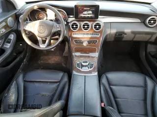 2017 Mercedes-Benz C 300 with VIN WDDWF4KB5HR232055, listed as a Copart auction lot 52674055 with 124,598 mi miles and Salvage Title. Bid and sale history available at DreamBid. Image 8.