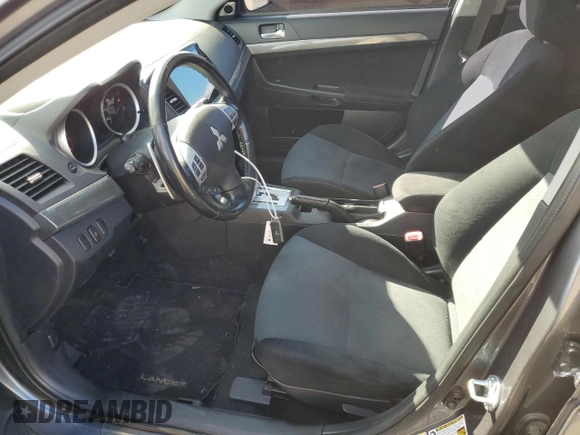 2010 Mitsubishi Lancer GTS with VIN JA32U8FW9AU024586, listed as a Copart auction lot 74710514 with 92,534 mi miles and Salvage Title. Bid and sale history available at DreamBid. Image 7.