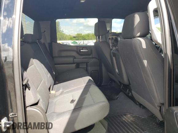 2019 Chevrolet Silverado 1500 Custom with VIN 1GCPWBEF4KZ244447, listed as a Copart auction lot 80223094 with 49,545 mi miles and Salvage Title. Bid and sale history available at carsss.com. Image 10.