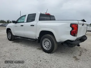 2024 Chevrolet Colorado 2WD Work Truck z VIN 1GCGSBEC3R1174045, wystawiony jako Copart lot #55320865 z przebiegiem 16 188 mil mil oraz Szkoda całkowita • Salvage title. Historia ofert i sprzedaży dostępna na DreamBid. Obrazek 2.