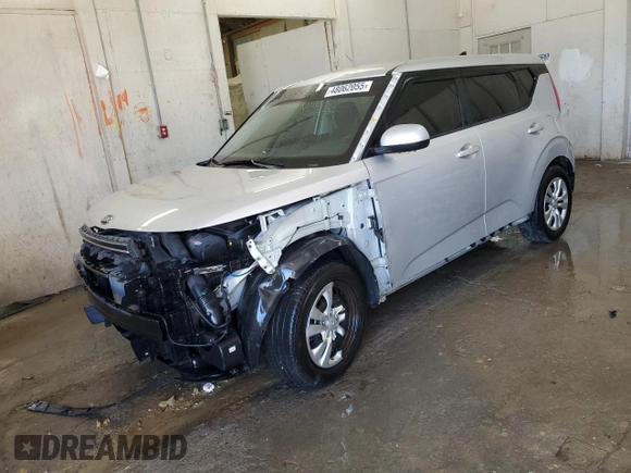 2021 Kia Soul LX with VIN KNDJ23AU9M7762175, listed as a Copart auction lot 48062055 with 69,710 mi miles and Salvage Title. Bid and sale history available at carsss.com. Image 1.