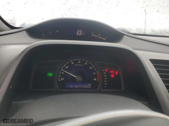 2007 Honda Civic Sdn EX with VIN 1HGFA16807L082882, listed as a Copart auction lot 43830545 with 175,148 mi miles and Salvage Title. Bid and sale history available at carsss.com. Image 9.