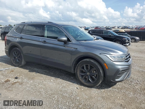2023 Volkswagen Tiguan SE with VIN 3VVNB7AX5PM066685, listed as a Copart auction lot 61193465 with 44,816 mi miles and Salvage title. Bid and sale history available at DreamBid. Image 4.