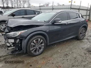 2017 Infiniti QX30 Luxury with VIN SJKCH5CR5HA021457, listed as a Copart auction lot 45233234 with 78,996 mi miles and Salvage Title. Bid and sale history available at carsss.com. Image 1.