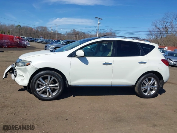 2009 Nissan Murano SL with VIN JN8AZ18W19W113804, listed as a IAAI auction lot 41802043 with 107,803 mi miles. Bid and sale history available at carsss.com. Image 14.