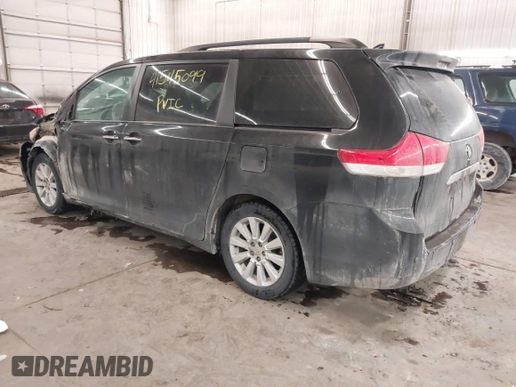 2013 Toyota Sienna XLE AAS with VIN 5TDYK3DC4DS357154, listed as a IAAI auction lot 41545099 with 168,378 mi miles and . Bid and sale history available at carsss.com. Image 3.