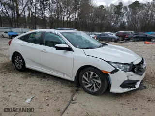 2016 Honda Civic Sedan EX with VIN 19XFC2F7XGE047393, listed as a Copart auction lot 49850215 with 91,223 mi miles and Salvage Title. Bid and sale history available at carsss.com. Image 4.