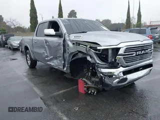 2022 Ram 1500 Laramie with VIN 1C6SRFJT5NN239149, listed as a IAAI auction lot 41493580 with 17,841 mi miles and . Bid and sale history available at DreamBid. Image 1.