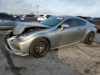 2016 Lexus RC 200t F Sport with VIN JTHHA5BC5G5001385, listed as a Copart auction lot 48736855 with 123,957 mi miles and Salvage Title. Bid and sale history available at DreamBid. Image 1.
