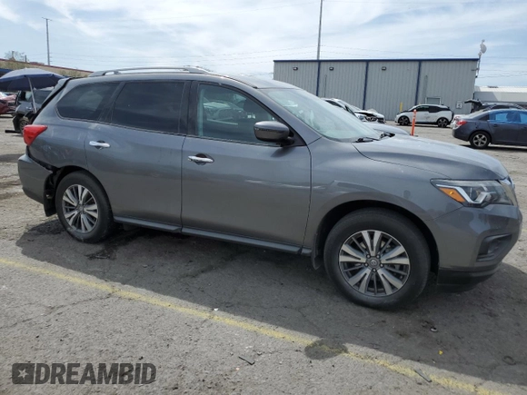 2020 Nissan Pathfinder S z VIN 5N1DR2AN4LC592594, wystawiony jako Copart lot #52460125 z przebiegiem 86 655 mil mil oraz Szkoda całkowita • Salvage title. Historia ofert i sprzedaży dostępna na DreamBid. Obrazek 4.