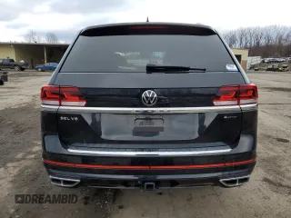 2023 Volkswagen Atlas SEL Premium R-Line with VIN 1V2FR2CA5PC552133, listed as a Copart auction lot 47933765 with 19,564 mi miles and Salvage title. Bid and sale history available at DreamBid. Image 6.