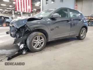 2020 Hyundai Kona SE with VIN KM8K1CAA8LU461034, listed as a Copart auction lot 42871345 with 75,495 mi miles and Salvage Title. Bid and sale history available at carsss.com. Image 1.
