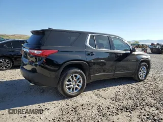 2021 Chevrolet Traverse LS with VIN 1GNEVFKW7MJ151114, listed as a Copart auction lot 54671855 with 65,466 mi miles and Clean Title. Bid and sale history available at carsss.com. Image 3.