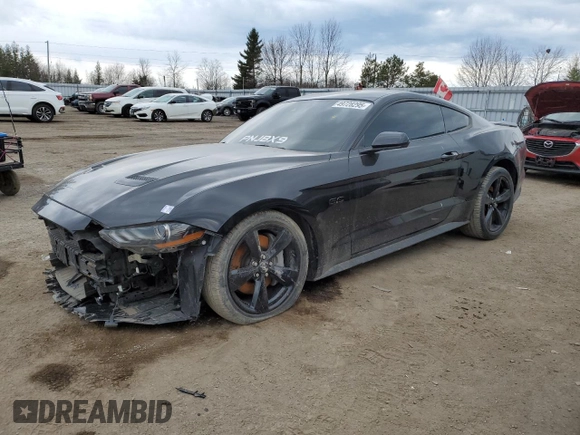 2022 Ford Mustang GT with VIN 1FA6P8CF1N5140370, listed as a Copart auction lot 49728295 with 49,115 mi miles and Clean Title. Bid and sale history available at DreamBid. Image 1.