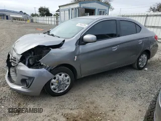 2018 Mitsubishi Mirage G4 ES with VIN ML32F3FJ3JHF03572, listed as a Copart auction lot 47863225 with 105,893 mi miles and Salvage Title. Bid and sale history available at carsss.com. Image 1.