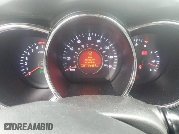 2011 Kia Optima EX with VIN KNAGN4A72B5173539, listed as a Copart auction lot 45141375 with 96,487 mi miles and Salvage Title. Bid and sale history available at carsss.com. Image 9.