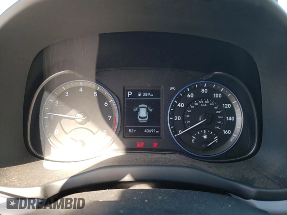 2021 Hyundai Kona SEL with VIN KM8K22AA6MU600618, listed as a Copart auction lot 67609542 with 43,691 mi miles. Bid and sale history available at carsss.com. Image 9.