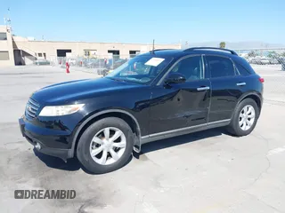 2005 Infiniti FX z VIN JNRAS08W85X220864, wystawiony jako IAAI lot #42200628 z przebiegiem 238 823 mil mil oraz . Historia ofert i sprzedaży dostępna na DreamBid. Obrazek 6.