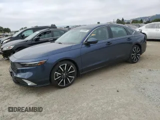 2023 Honda Accord Touring with VIN 1HGCY2F88PA055462, listed as a Copart auction lot 58589685 with 29,877 mi miles and Salvage title. Bid and sale history available at DreamBid. Image 1.