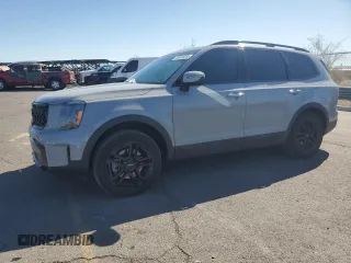 2024 Kia Telluride EX X-Line z VIN 5XYP3DGC7RG561574, wystawiony jako Copart lot #49926285 z przebiegiem 6 650 mil mil oraz Szkoda całkowita • Salvage title. Historia ofert i sprzedaży dostępna na DreamBid. Obrazek 1.