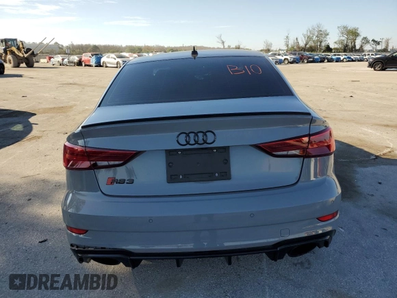 2019 Audi RS 3 with VIN WUABWGFF2KA900796, listed as a Copart auction lot 47544815 with 43,969 mi miles and Non repairable. Bid and sale history available at DreamBid. Image 6.