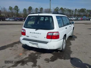 2001 Subaru Forester S w/Premium Pkg with VIN JF1SF65621H759426, listed as a IAAI auction lot 41577130 with 192,910 mi miles. Bid and sale history available at carsss.com. Image 4.