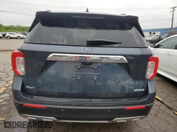 2022 Ford Explorer XLT z VIN 1FMSK8DH9NGA96996, wystawiony jako Copart lot #57039605 z przebiegiem 17 684 mil mil oraz Nie do naprawy • Non repairable. Historia ofert i sprzedaży dostępna na DreamBid. Obrazek 6.