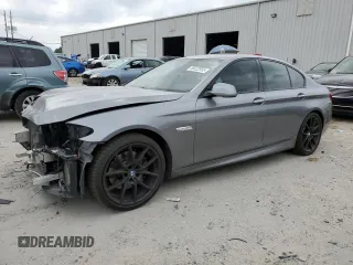 2013 BMW 5 Series 535i with VIN WBAFR7C50DC823948, listed as a Copart auction lot 58422555 with 187,309 mi miles and Salvage title. Bid and sale history available at DreamBid. Image 1.