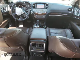 2013 Infiniti JX35 with VIN 5N1AL0MM9DC325674, listed as a Copart auction lot 70765154 with 58,436 mi miles and Salvage Title. Bid and sale history available at carsss.com. Image 8.