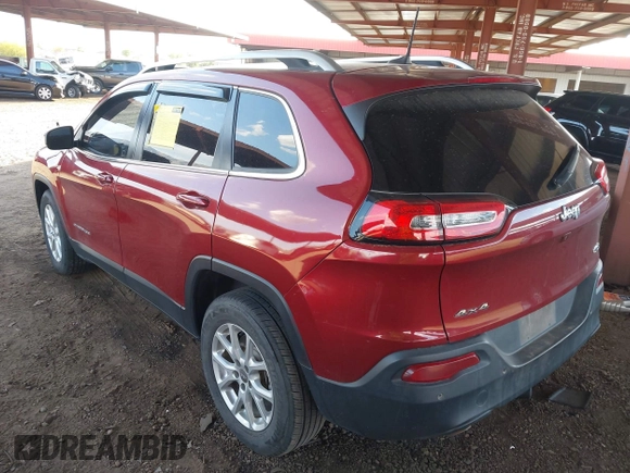 2017 Jeep Cherokee Latitude with VIN 1C4PJMCB4HW570754, listed as a IAAI auction lot 42159375 with 154,887 mi miles. Bid and sale history available at carsss.com. Image 3.