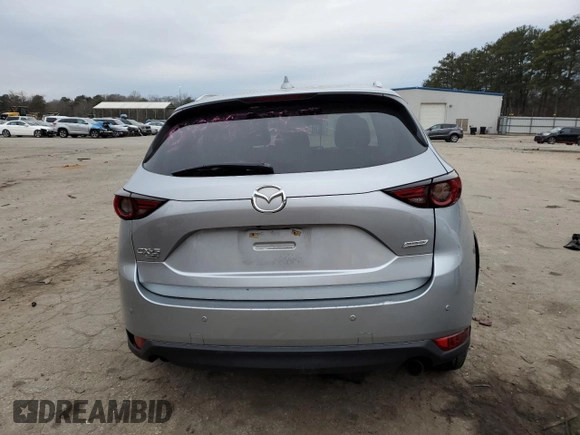 2019 Mazda CX-5 Signature with VIN JM3KFBEY4K0524182, listed as a Copart auction lot 41789115 with 52,337 mi miles and Salvage Title. Bid and sale history available at carsss.com. Image 6.