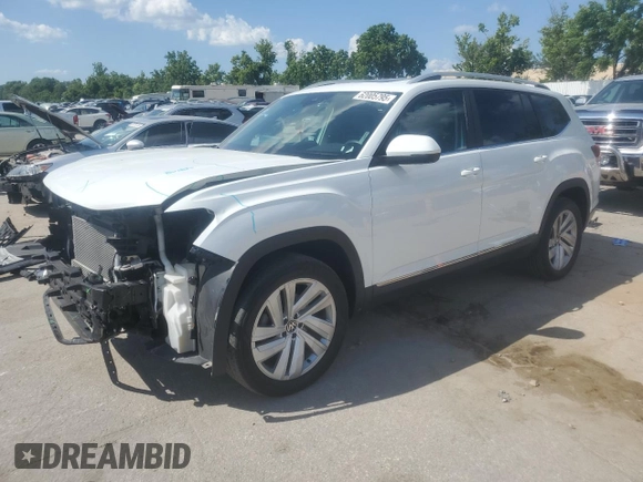 2021 Volkswagen Atlas SEL with VIN 1V2BR2CA0MC547867, listed as a Copart auction lot 62005795 with 64,263 mi miles and Clean title. Bid and sale history available at DreamBid. Image 1.