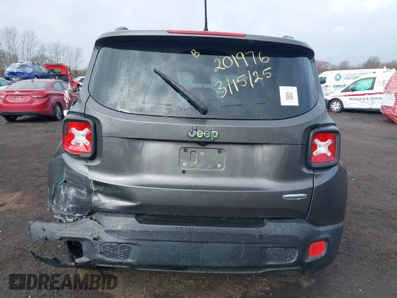 2017 Jeep Renegade Latitude с VIN ZACCJABB9HPF34182, выставлен на аукционе IAAI как лот 41921095 с пробегом 128 673 миль миль и . История ставок и продаж доступна на DreamBid. Изображение 16.