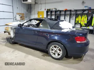2008 BMW 1 Series 128i with VIN WBAUL73548VE86285, listed as a Copart auction lot 42819255 with Not provided miles and Salvage title. Bid and sale history available at DreamBid. Image 2.