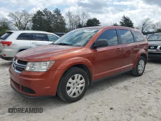2014 Dodge Journey American Value Pkg with VIN 3C4PDCAB1ET150553, listed as a Copart auction lot 51805695 with 279,554 mi miles and Clean Title. Bid and sale history available at carsss.com. Image 1.