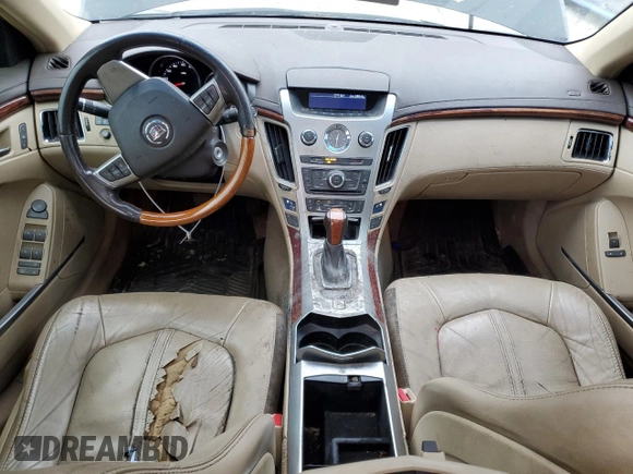 2012 Cadillac CTS Luxury with VIN 1G6DE5E5XC0105219, listed as a Copart auction lot 86114254 with 184,484 mi miles and Salvage title. Bid and sale history available at DreamBid. Image 8.