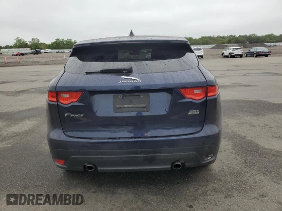 2020 Jaguar F-Pace 25t Prestige with VIN SADCK2FX3LA631612, listed as a Copart auction lot 59767335 with 47,193 mi miles and Salvage title. Bid and sale history available at DreamBid. Image 6.