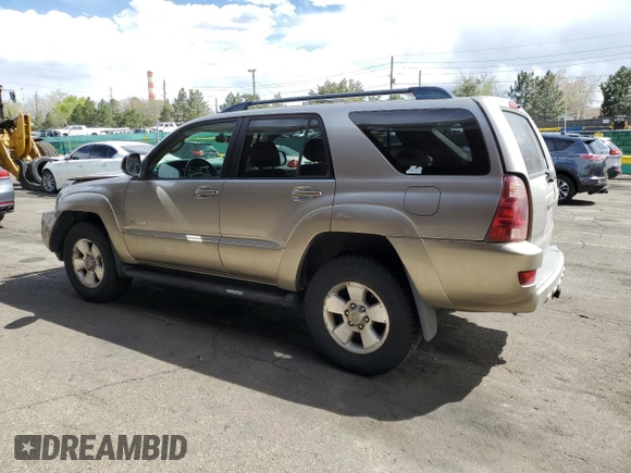 2004 Toyota 4Runner SR5 with VIN JTEBU14R840036080, listed as a Copart auction lot 54222915 with 216,455 mi miles and Salvage title. Bid and sale history available at DreamBid. Image 2.