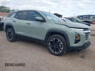 2025 Chevrolet Equinox FWD LT with VIN 3GNAXHEG1SL228378, listed as a IAAI auction lot 42038104 with 3,405 mi miles and . Bid and sale history available at DreamBid. Image 1.