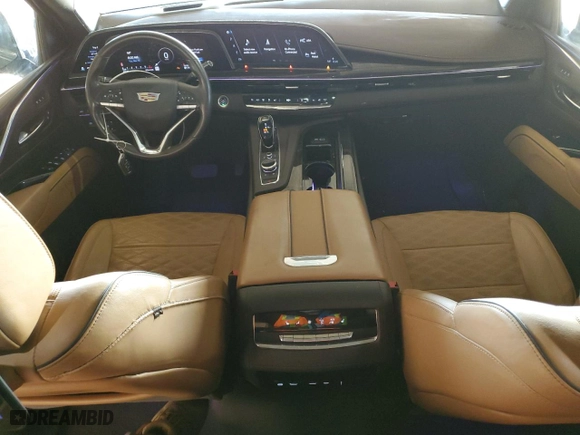 2021 Cadillac Escalade Premium Luxury with VIN 1GYS4CKL6MR263319, listed as a Copart auction lot 80558024 with 40,348 mi miles and Salvage Title. Bid and sale history available at carsss.com. Image 8.