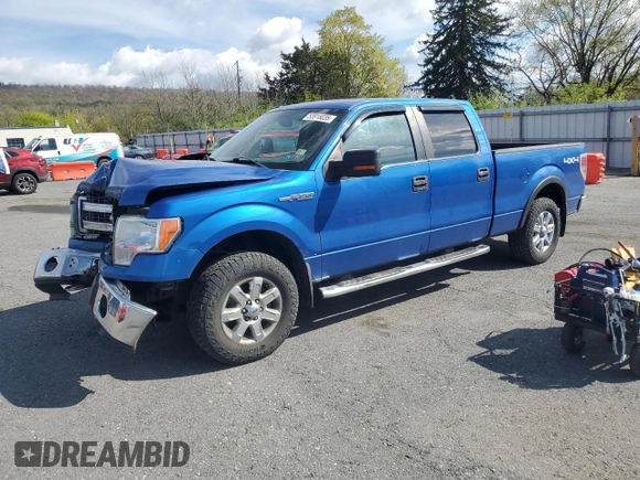 2013 Ford F-150 XL with VIN 1FTFW1EF2DFA71117, listed as a Copart auction lot 53918035 with 139,213 mi miles and Salvage Title. Bid and sale history available at DreamBid. Image 1.
