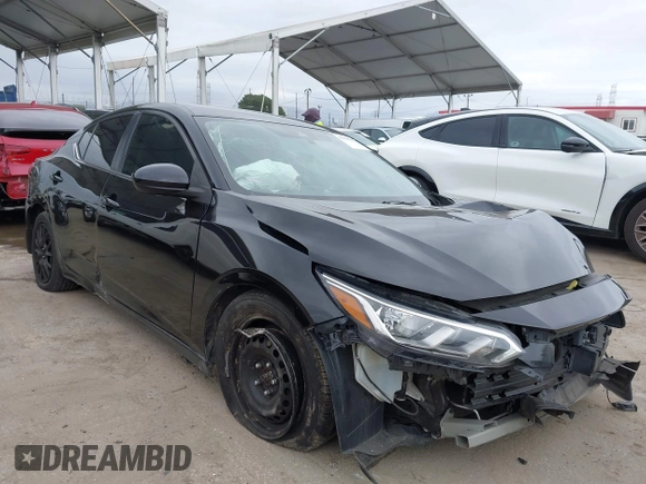 2021 Nissan Sentra S with VIN 3N1AB8BV5MY303067, listed as a IAAI auction lot 41804270 with 44,909 mi miles and . Bid and sale history available at DreamBid. Image 1.