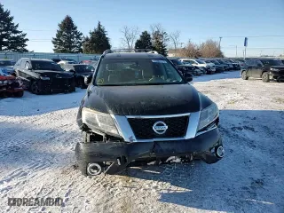 2015 Nissan Pathfinder SV with VIN 5N1AR2MM8FC676976, listed as a Copart auction lot 45883175 with 141,891 mi miles and Salvage Title. Bid and sale history available at carsss.com. Image 11.