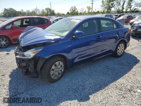 2018 Kia Rio LX with VIN 3KPA24AB7JE127486, listed as a Copart auction lot 50742805 with 55,569 mi miles and Salvage Title. Bid and sale history available at carsss.com. Image 1.