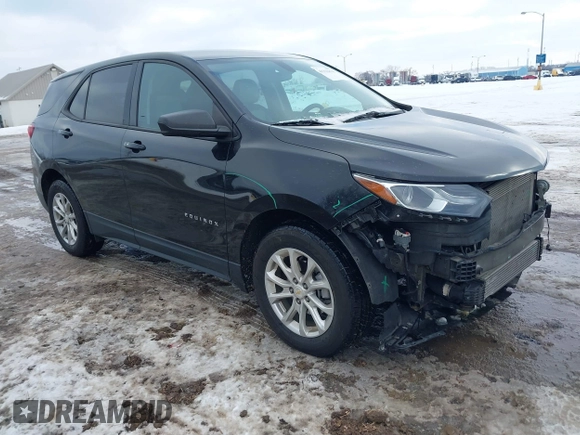 2019 Chevrolet Equinox LS with VIN 2GNAXHEV5K6117738, listed as a IAAI auction lot 41325894 with 102,821 mi miles and . Bid and sale history available at DreamBid. Image 1.