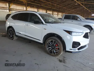 2023 Acura MDX Type S w/Advance Package with VIN 5J8YD8H88PL004405, listed as a Copart auction lot 59702214 with 18,042 mi miles and Salvage Title. Bid and sale history available at carsss.com. Image 4.