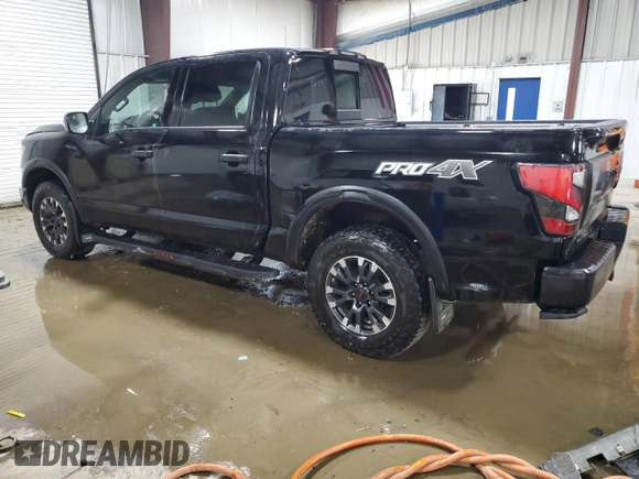 2021 Nissan Titan SV with VIN 1N6AA1ED7MN530751, listed as a Copart auction lot 62183225 with 63,430 mi miles and Salvage title. Bid and sale history available at DreamBid. Image 2.