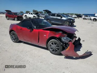 2021 Mazda MX-5 Miata Sport with VIN JM1NDAB7XM0452716, listed as a Copart auction lot 48001955 with 19,168 mi miles and Salvage title. Bid and sale history available at DreamBid. Image 4.