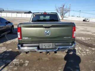 2021 Ram 1500 Big Horn with VIN 1C6SRFBT9MN558180, listed as a Copart auction lot 44503755 with 55,051 mi miles and Salvage Title. Bid and sale history available at carsss.com. Image 6.
